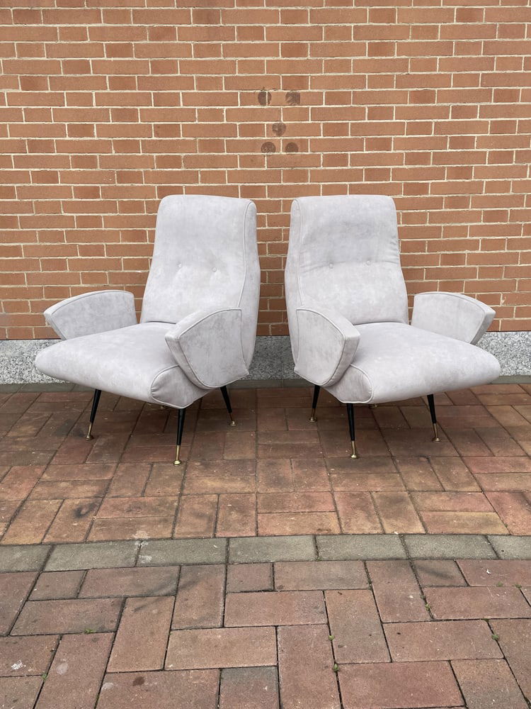 Set of Armchairs attributed to Nino Zoncada, 1950s - 7