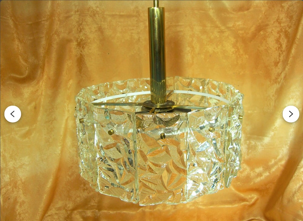 Art Deco Pendant Light from Kinkeldey, 1980s - 10