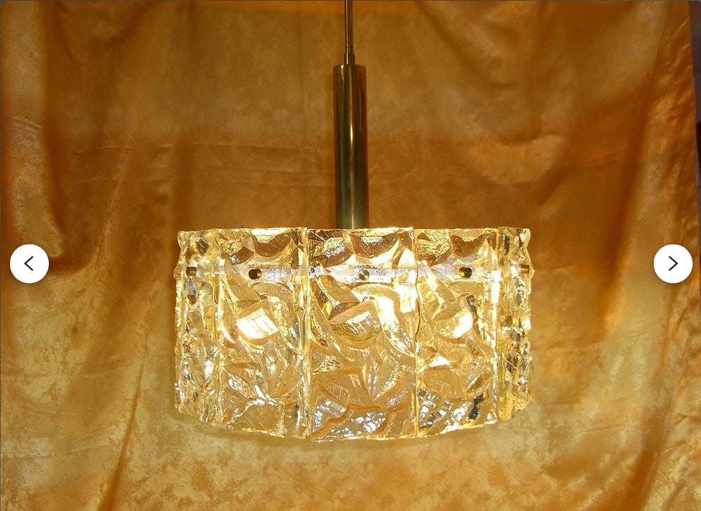 Art Deco Pendant Light from Kinkeldey, 1980s - 6