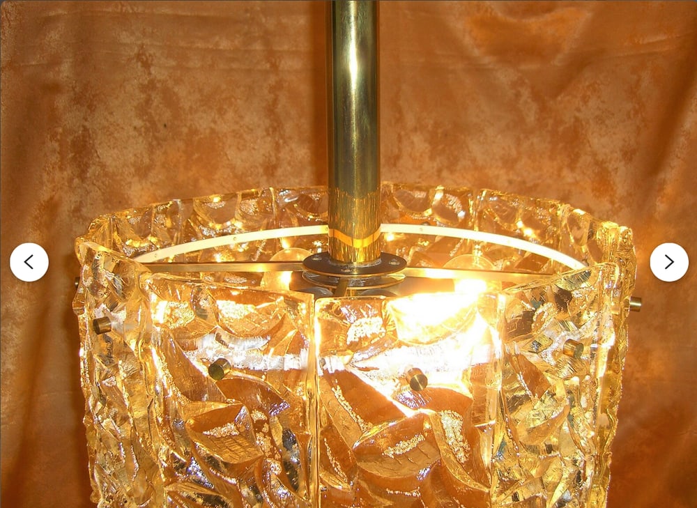Art Deco Pendant Light from Kinkeldey, 1980s - 8