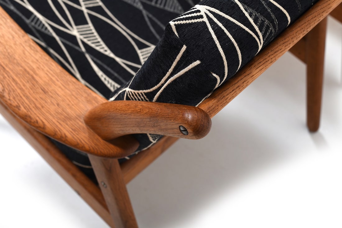 Set of Danish Oak Easy Chairs by Nils Kofoed - 8