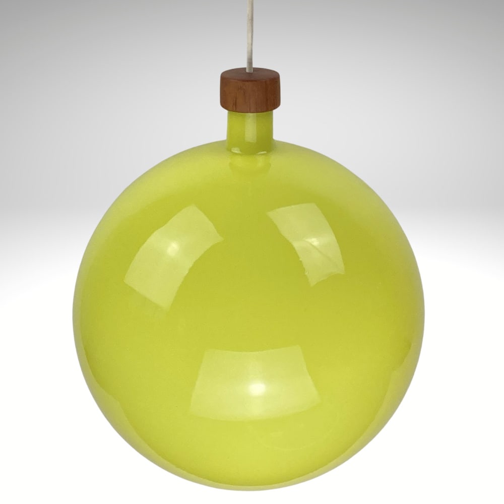 Cascade Glass & Teak Lamps from Luxus, Set of 8 - 3