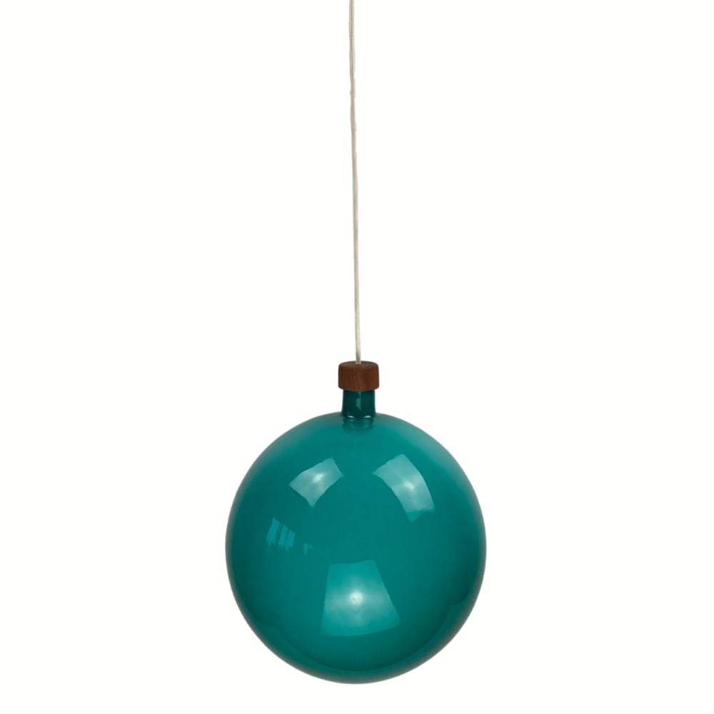 Cascade Glass & Teak Lamps from Luxus, Set of 8 - 6