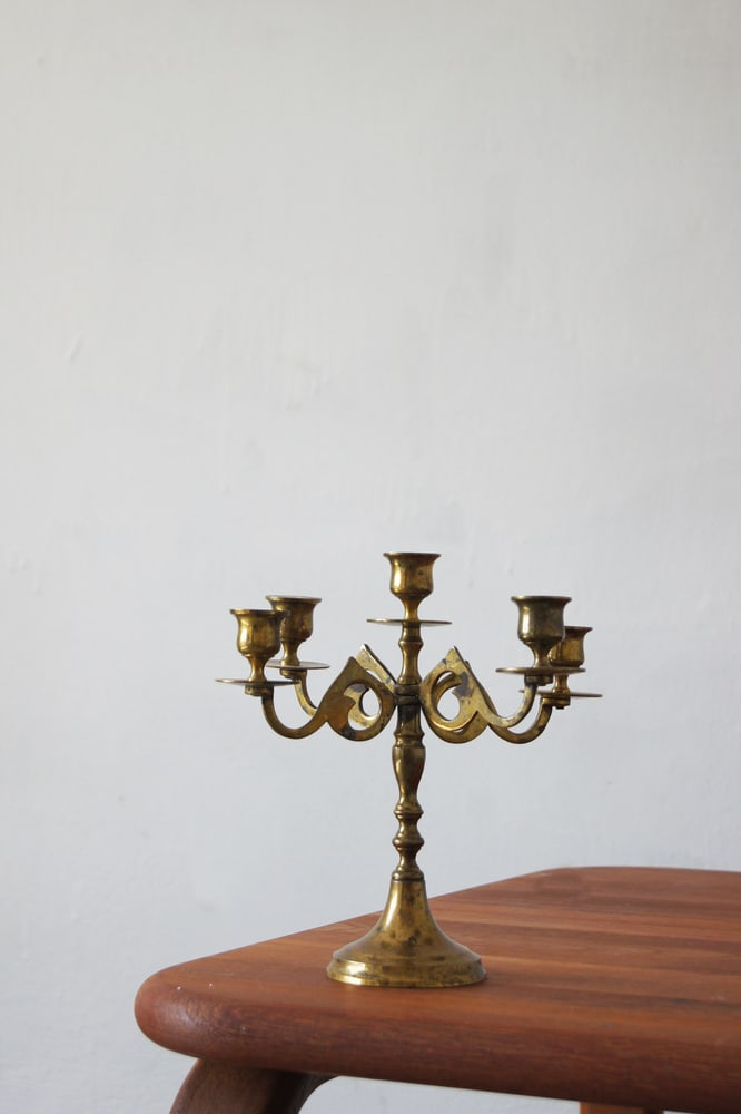 Brass Candleholder from Scandia Massing, 1950s - 2