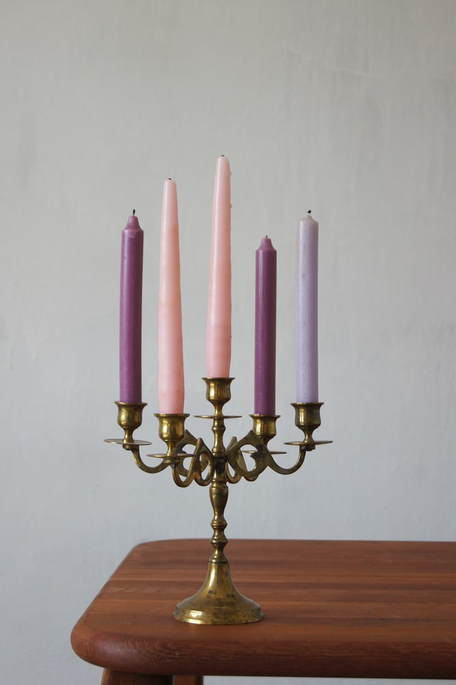 Brass Candleholder from Scandia Massing, 1950s - 3