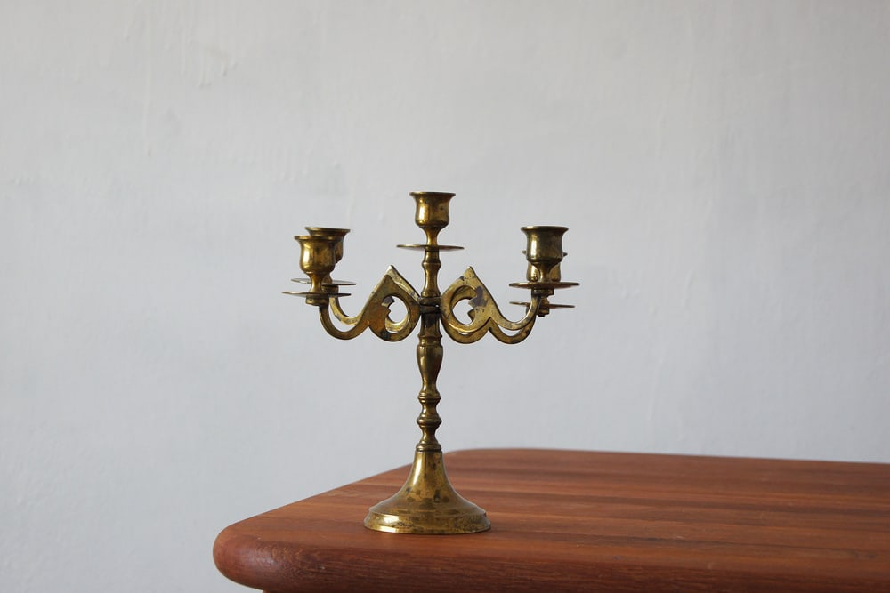 Brass Candleholder from Scandia Massing, 1950s - 6