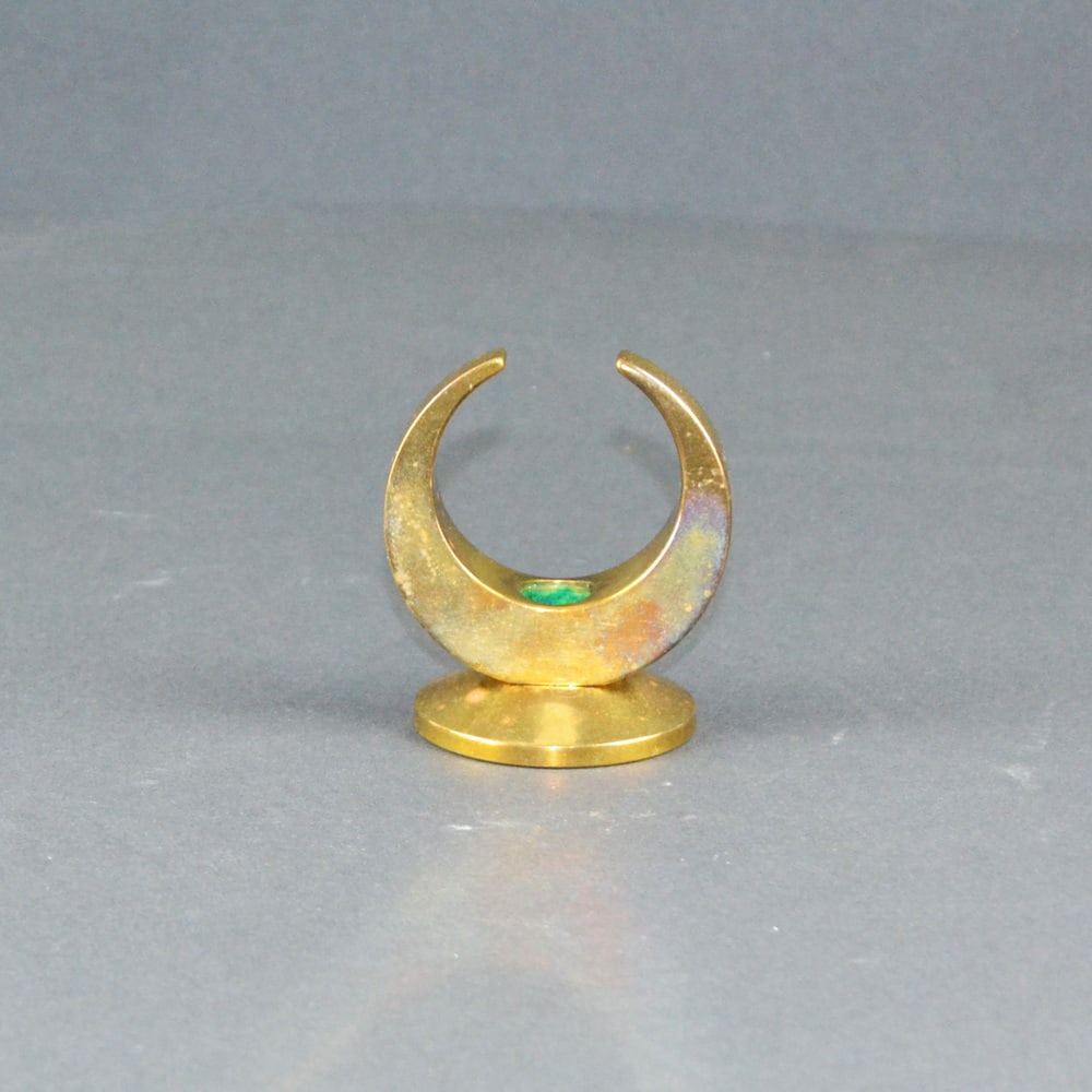 Brass Candleholder by Arthur Pe for Kolback 1960s - 2