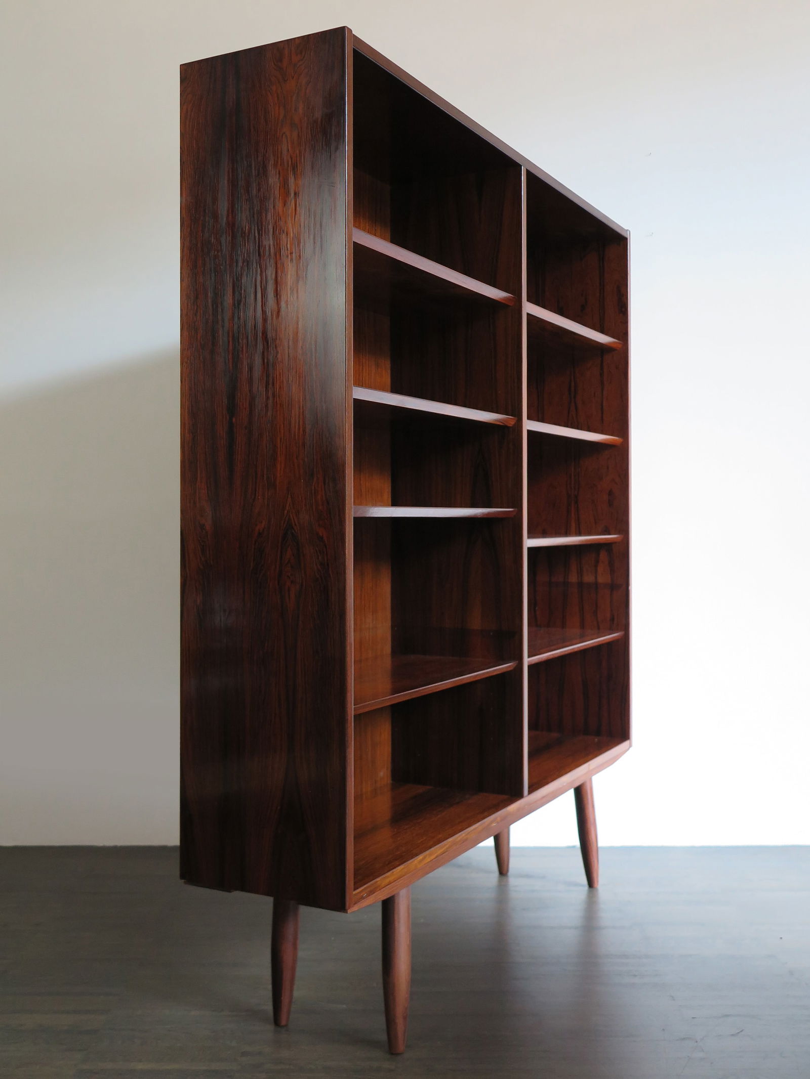 Scandinavian Wood Bookcase by Gunni Omann, 1960s - 2