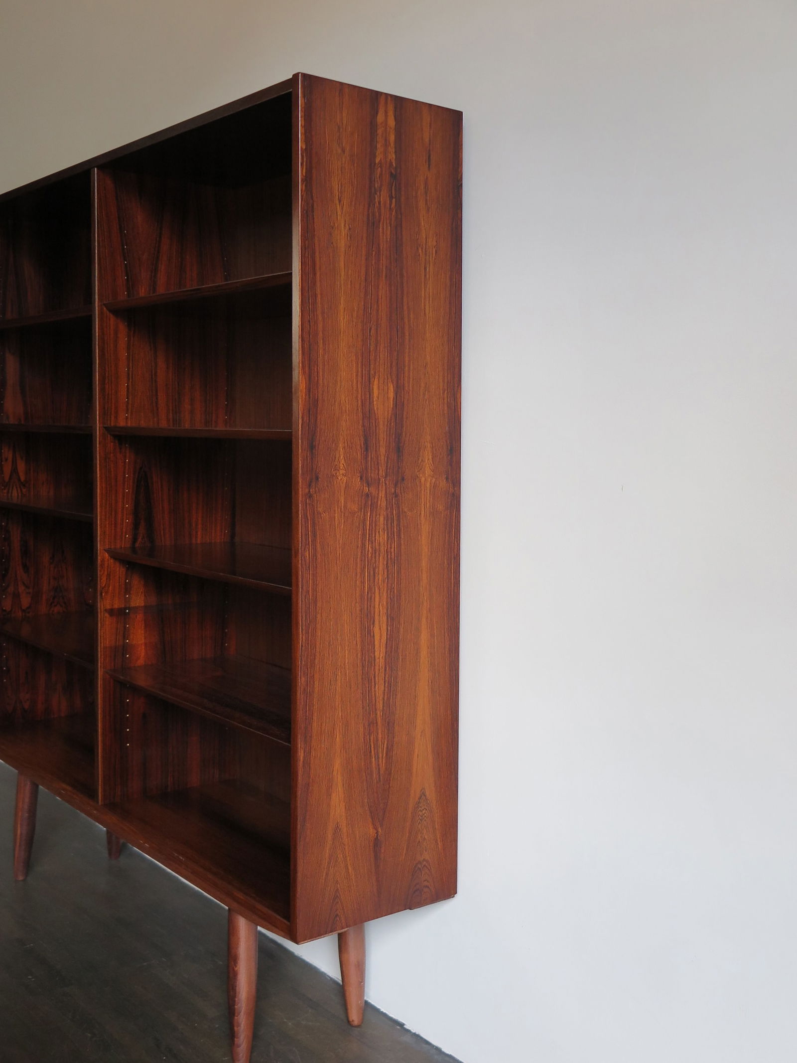 Scandinavian Wood Bookcase by Gunni Omann, 1960s - 3