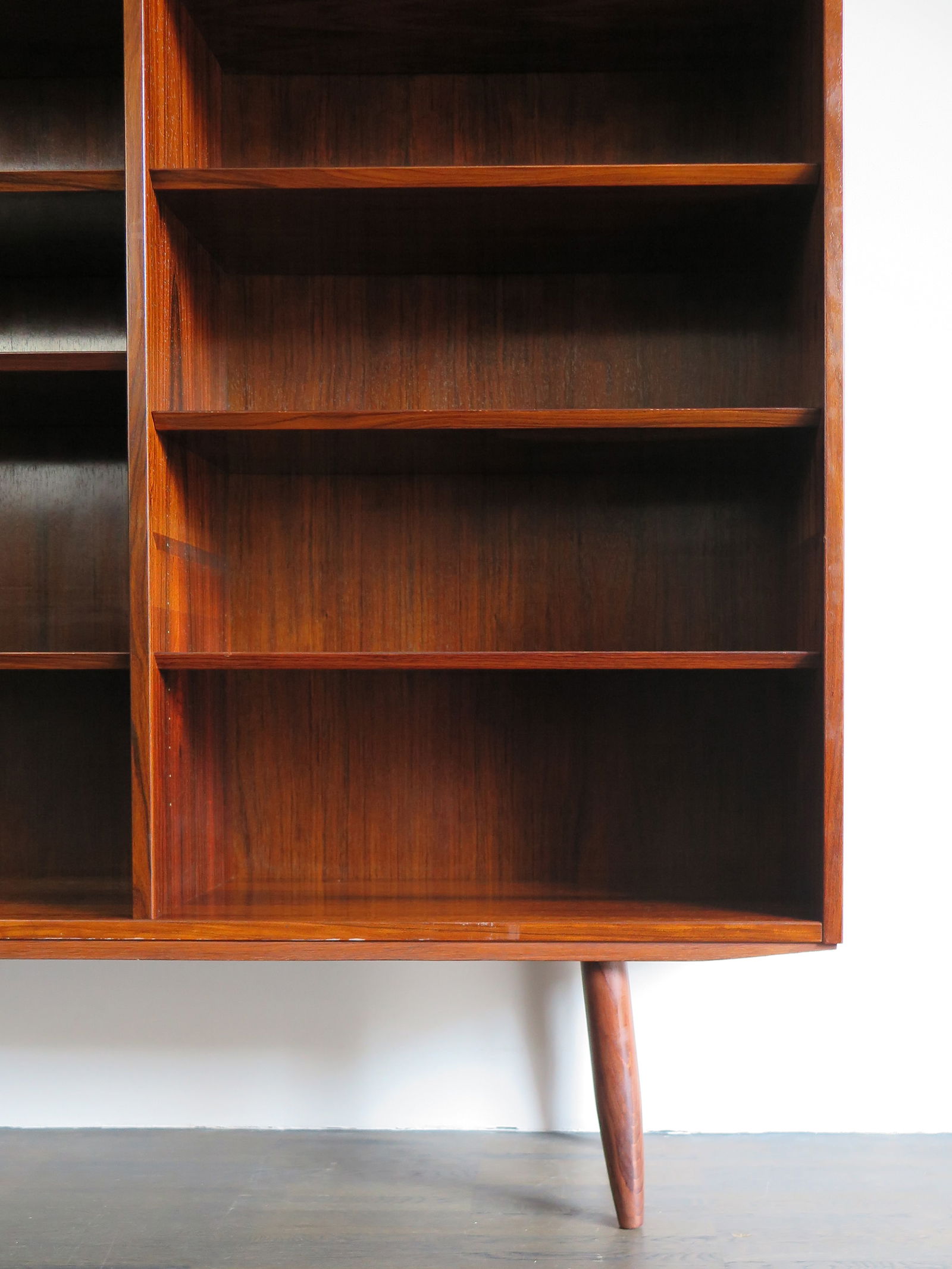 Scandinavian Wood Bookcase by Gunni Omann, 1960s - 7