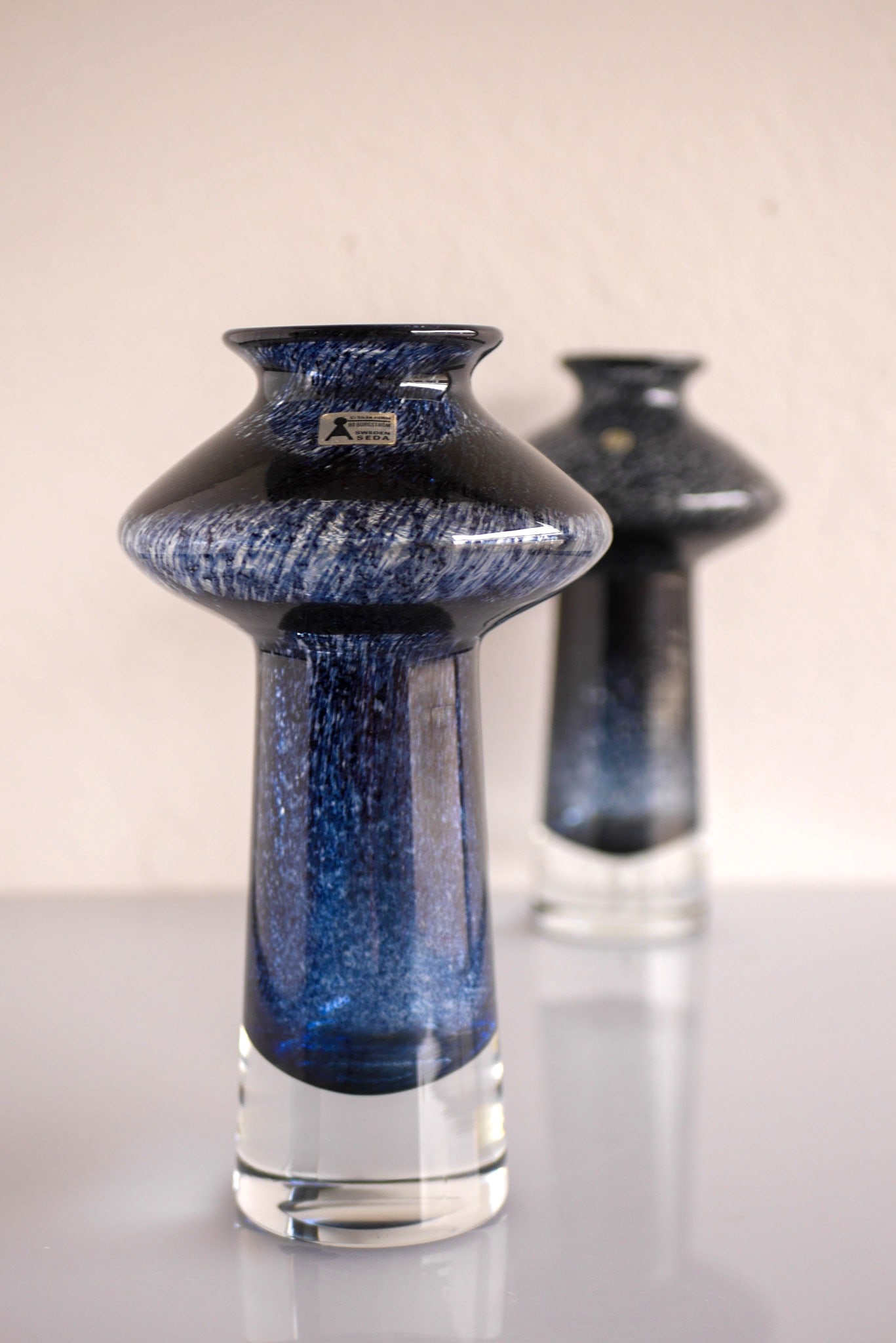 Vases Known as Oxid by Bo Borgström for Åseda, Set of 2 - 9