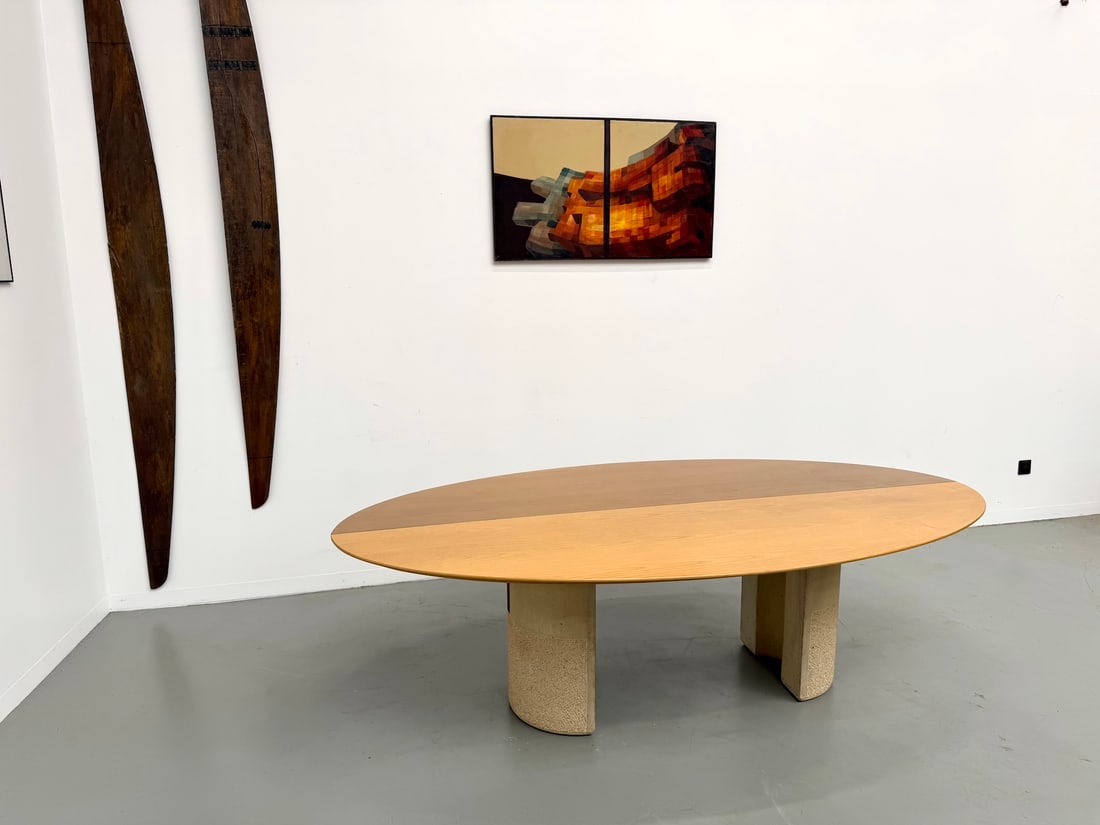 Dining Room Table by Giovanni Offredi, 1970s - 9