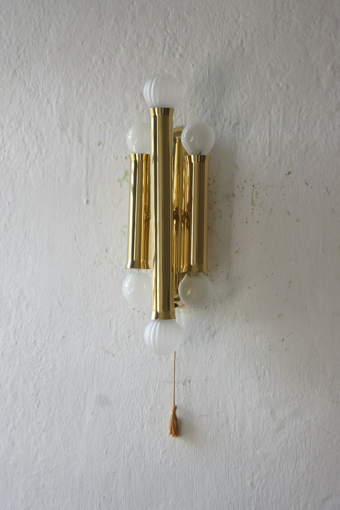 Vintage Italian Solid Brass Wall Lamp - 4