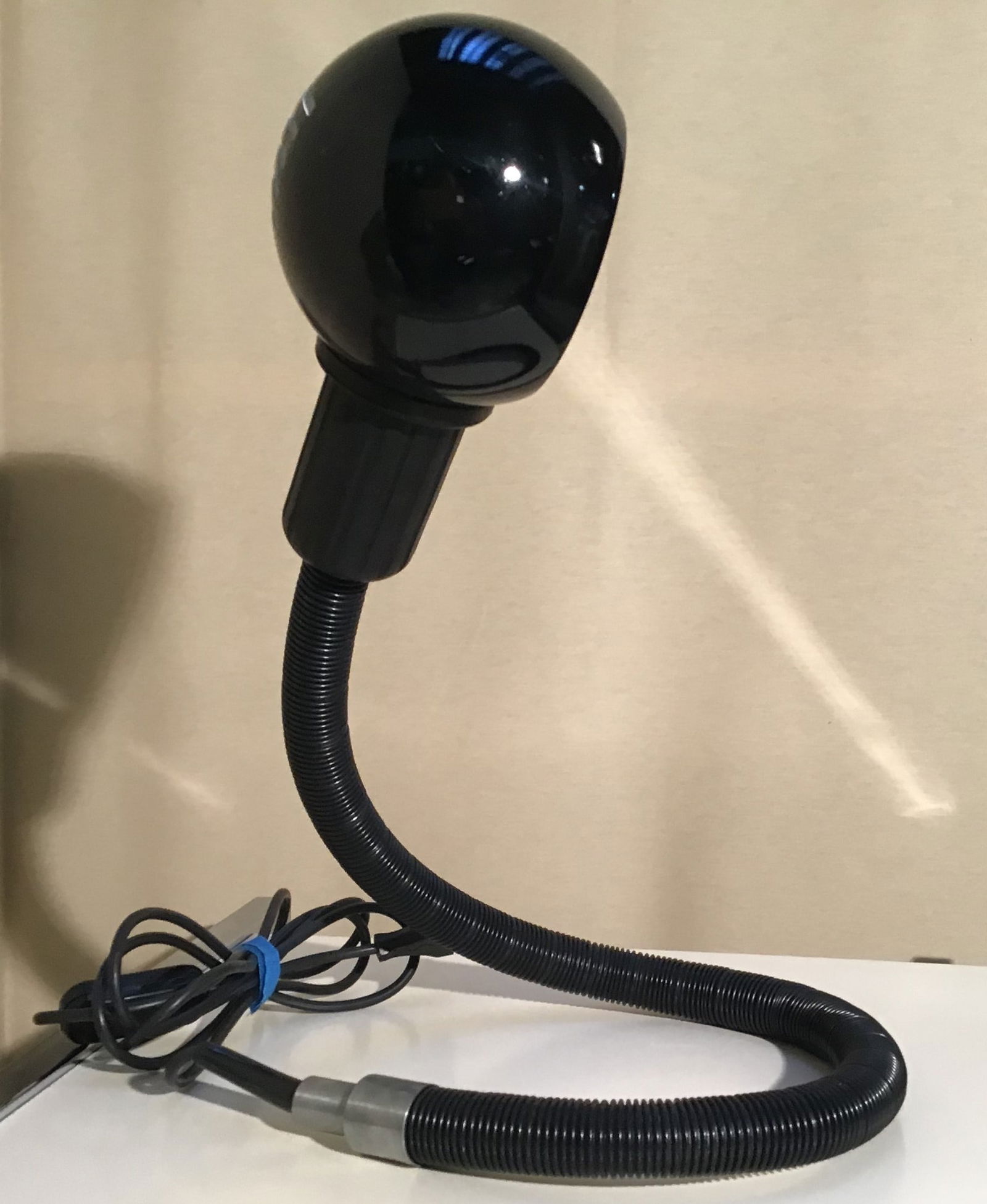 Black Table Lamp by Isao Hosoe for Valenti Luce, 1968 - 3