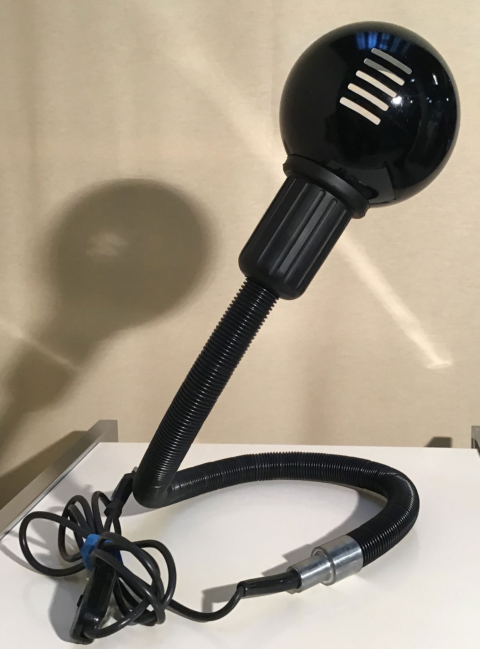 Black Table Lamp by Isao Hosoe for Valenti Luce, 1968 - 5