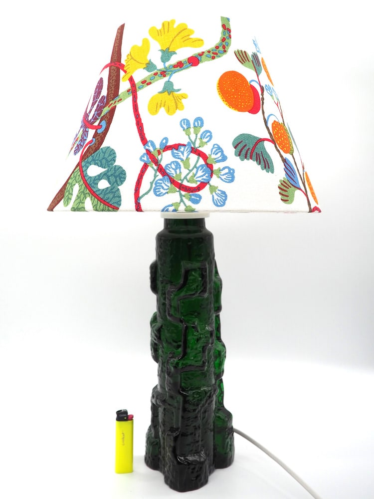 Glass Table Lamp by P. Kedelv for Reijmyre, 1960s - 2