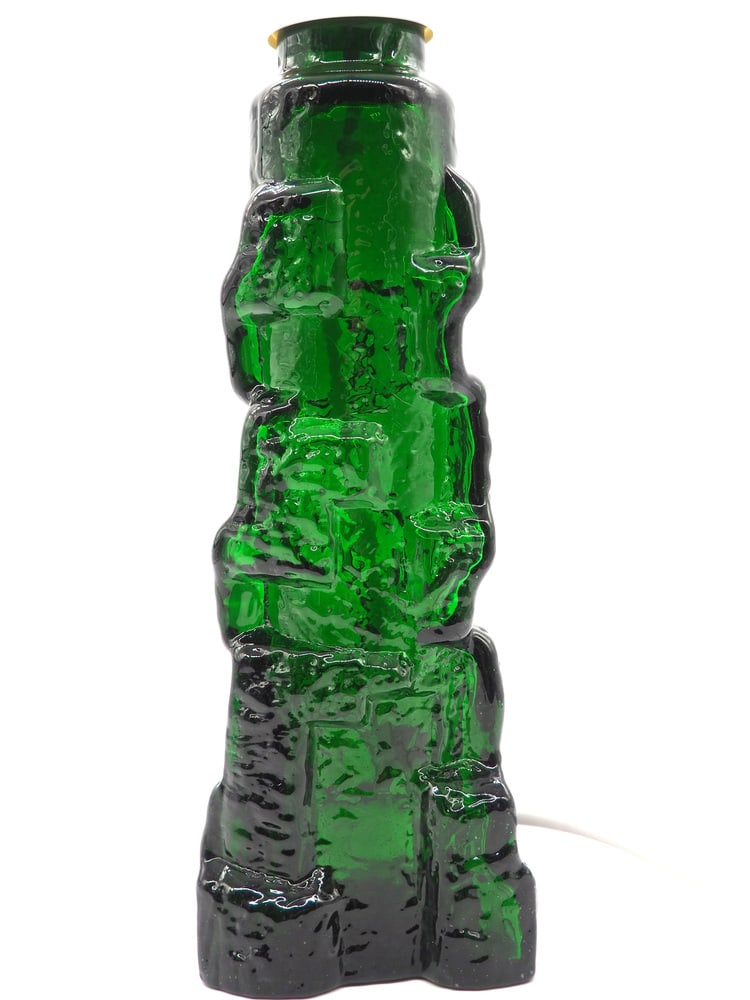 Glass Table Lamp by P. Kedelv for Reijmyre, 1960s - 5