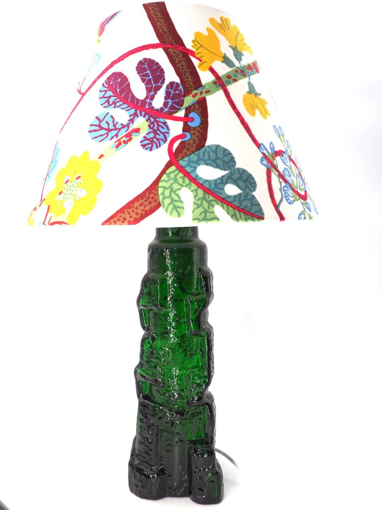 Glass Table Lamp by P. Kedelv for Reijmyre, 1960s - 7