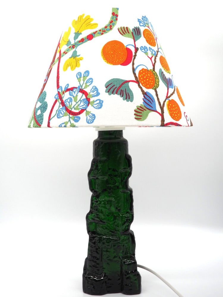 Glass Table Lamp by P. Kedelv for Reijmyre, 1960s - 9