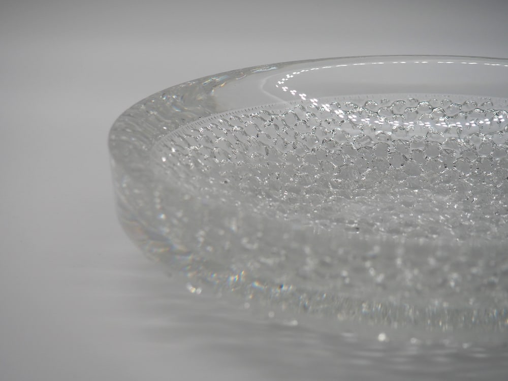 Norwegian Crystal Bowl for Hadeland Norway, 1980s - 2
