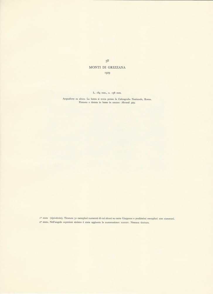 Giorgio Morandi, Grizzana Mountains, 1957, Paper - 11