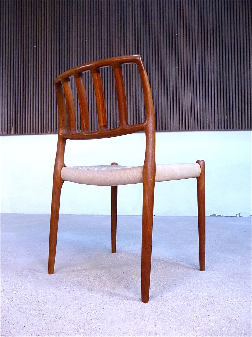 Teak Dining Chairs from J.L. Møller, Set of 6 - 13
