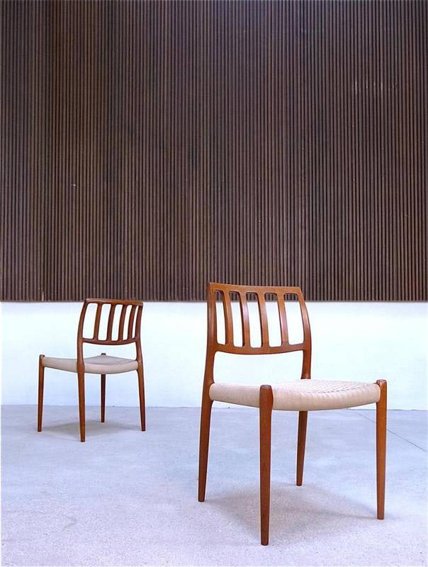Teak Dining Chairs from J.L. Møller, Set of 6 - 3