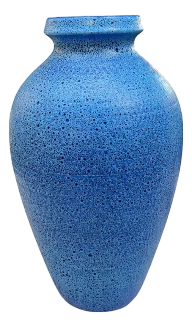 Ceramic Vase with Lava Foam Glaze from Fohr, 1960s - 2