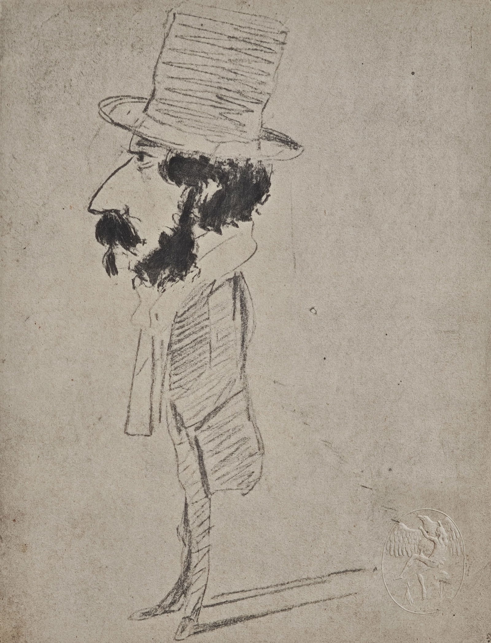 Claude Monet, Caricature, 1918, Lithograph - 4
