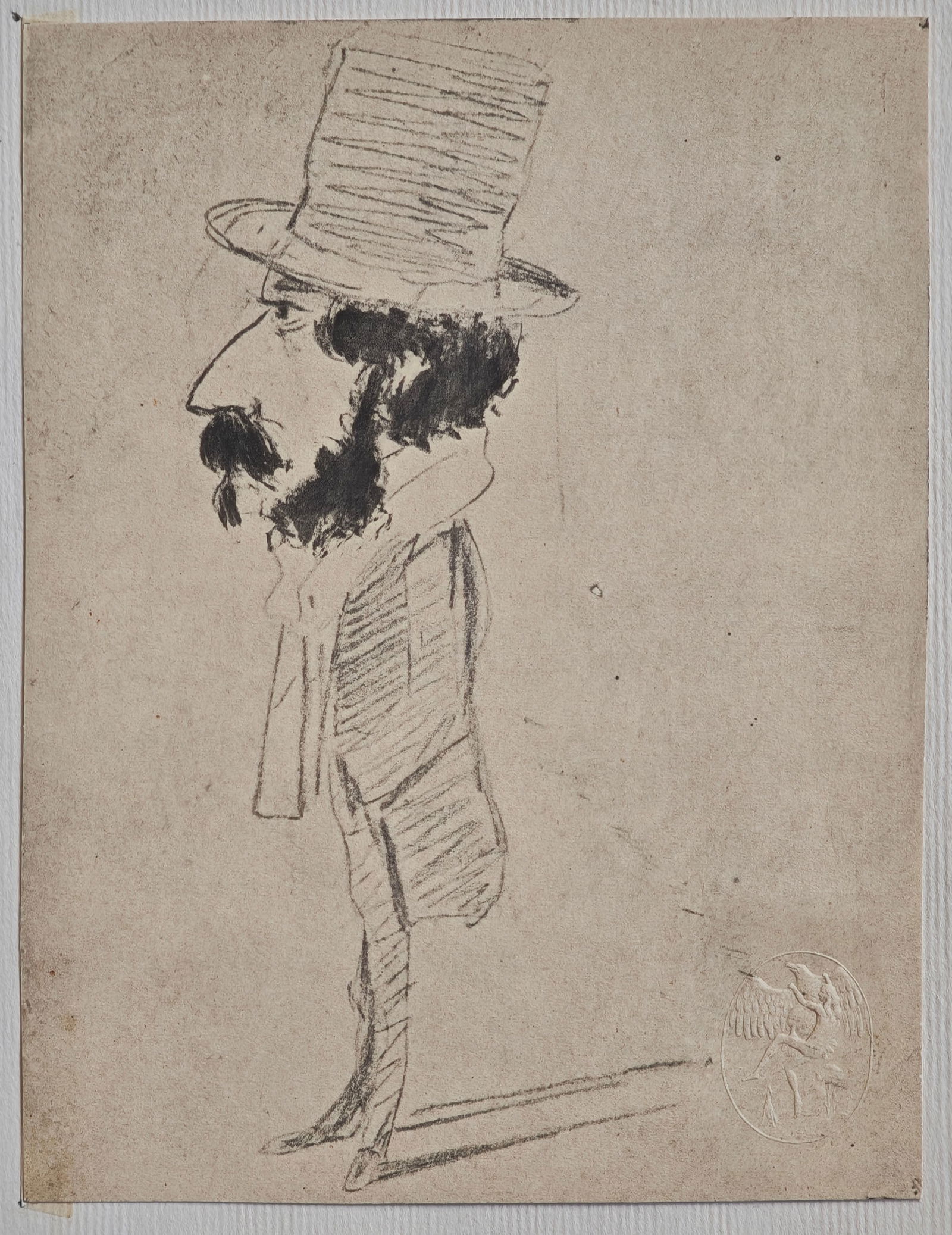 Claude Monet, Caricature, 1918, Lithograph - 6