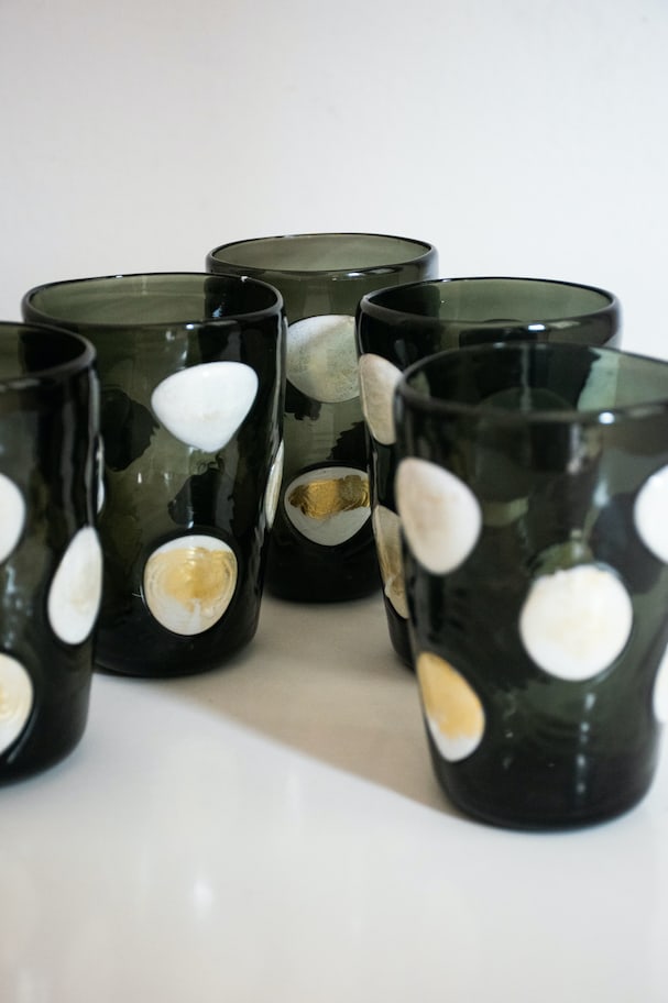 Murano Glass Glasses by Mariana Iskra, Set of 6 - 11
