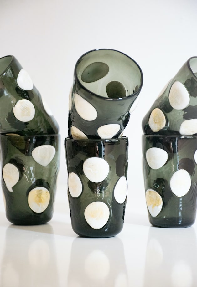 Murano Glass Glasses by Mariana Iskra, Set of 6 - 2