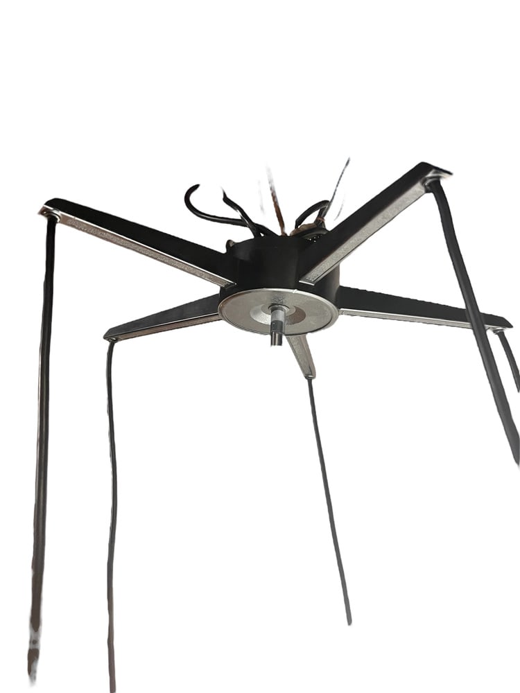 Glass Cascade Pendant Lamp by Baum Leuchten, 1960s - 8