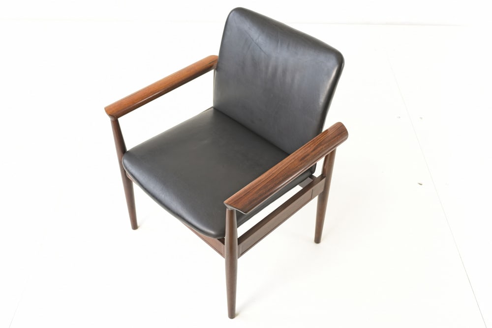 Rosewood Diplomat Armchair by Finn Juhl, 1960s - 10
