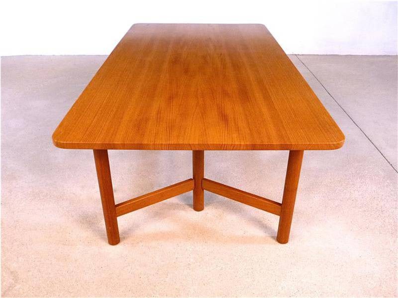 Large Teak Coffee Table from Rasmus Solberg, 1960s - 4