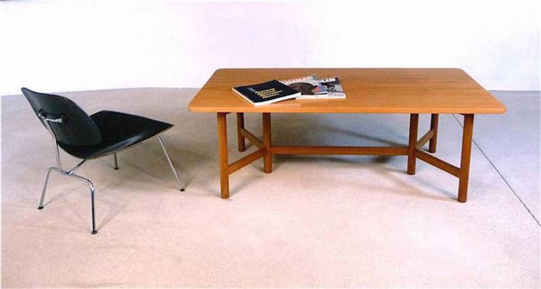 Large Teak Coffee Table from Rasmus Solberg, 1960s - 6