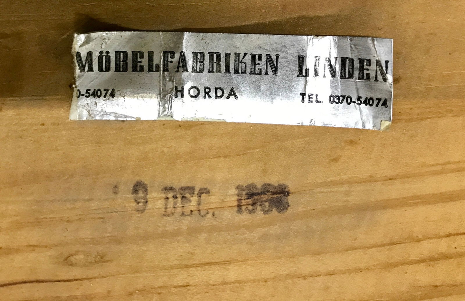 Dining Table from Möbelfabriken Linden, 1960s - 2