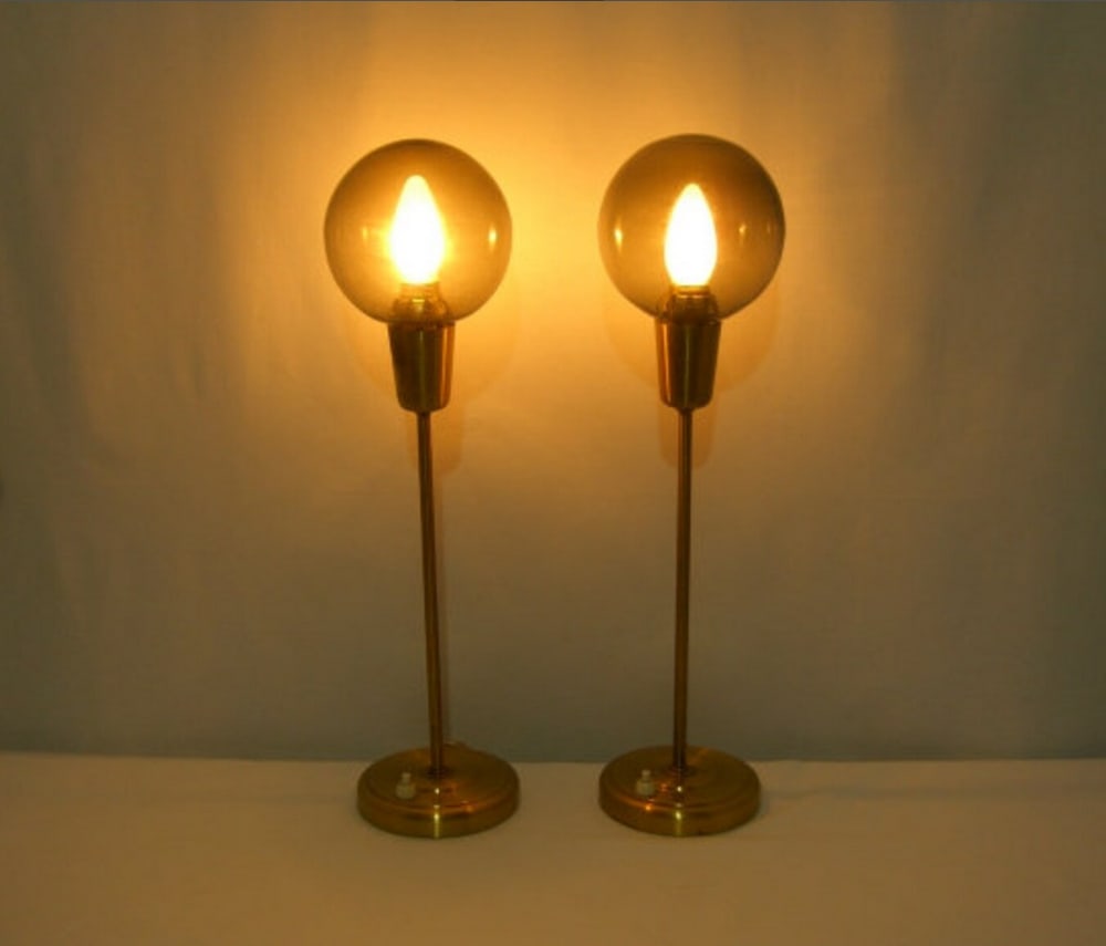 Glass Lamps from Falkenbergs Belysning, Set of 2 - 2