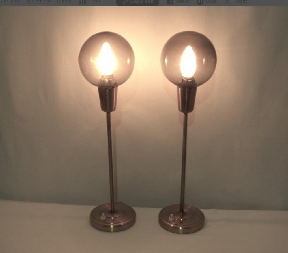 Glass Lamps from Falkenbergs Belysning, Set of 2 - 7