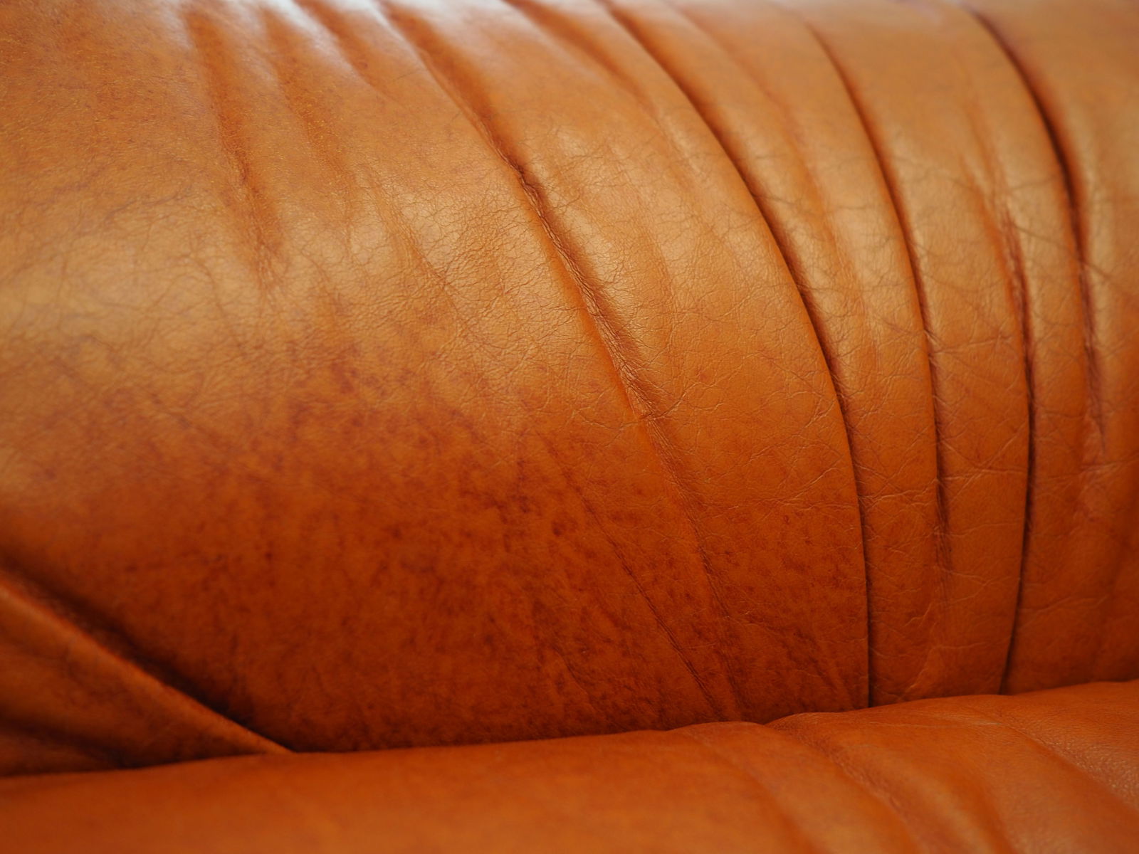 Italian Red Leather Sofa from Pellerossi, 1970s - 15
