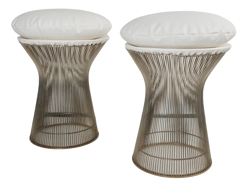 Stools by Warren Platner for Knoll, Set of 2 (1 of 4)
