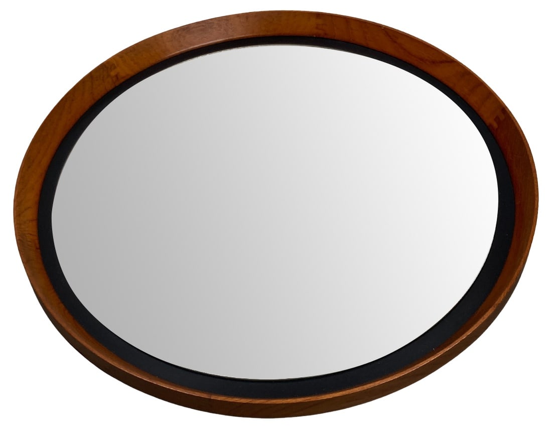 Teak Mirror by Uno & Östen Kristiansson for Luxus (1 of 10)