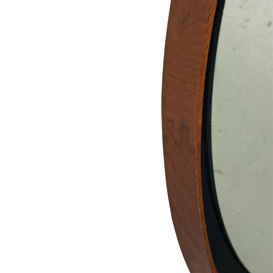 Teak Mirror by Uno & Östen Kristiansson for Luxus - 8