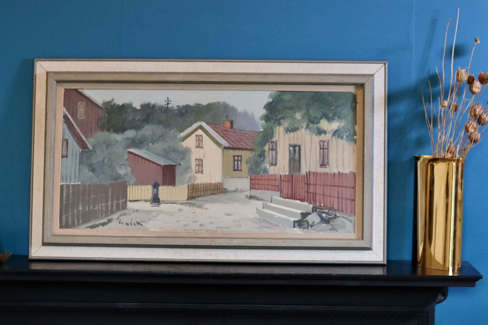 Gavik, Lilla Gatan Majorna Gothenburg, Oil, Framed - 8