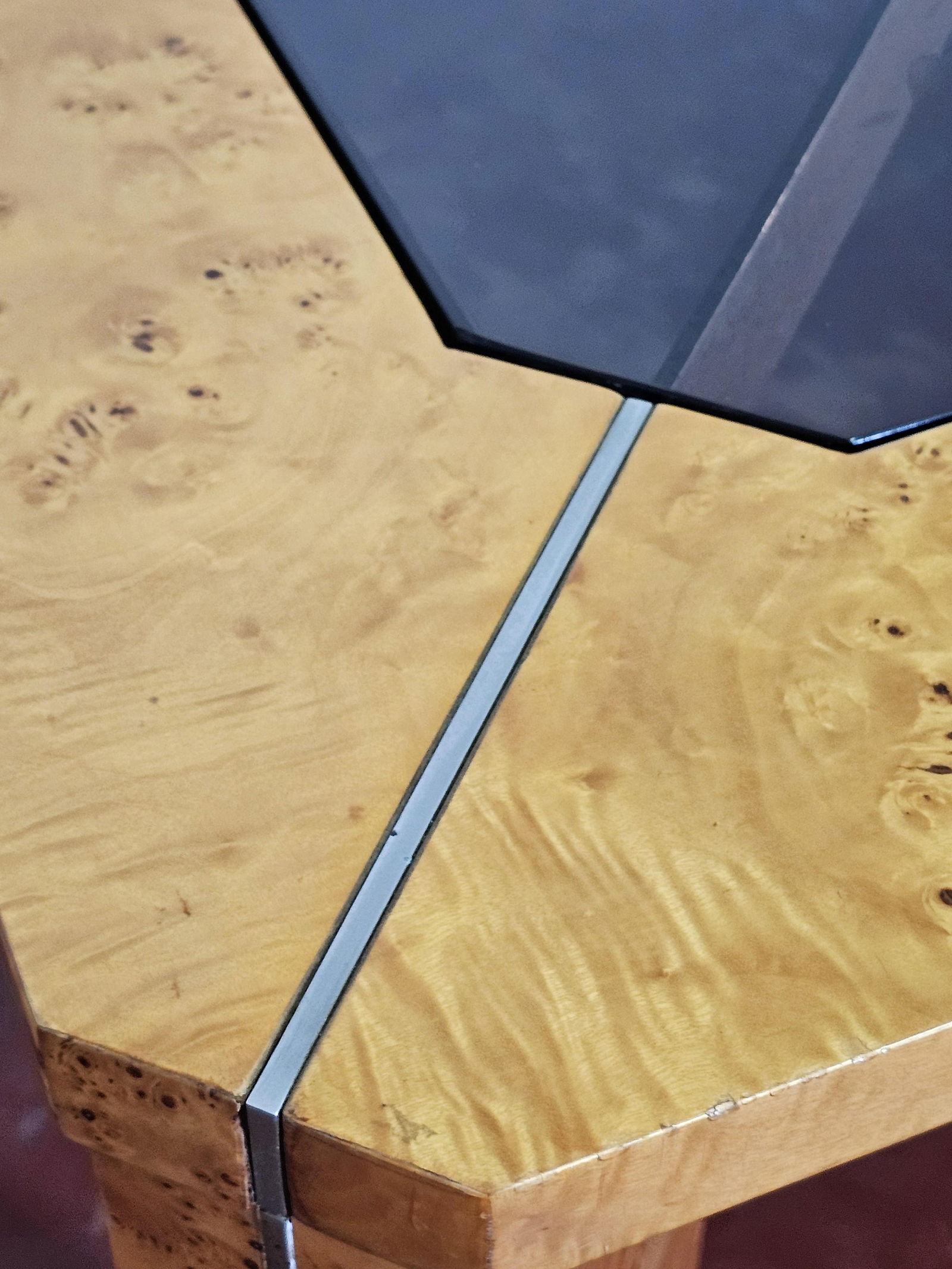 Italian Dining Table in Briarwood, 1970s - 6