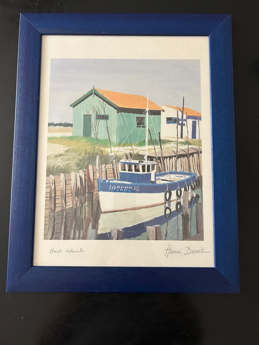 H. Deuil, Coastal Scenes, 2000s, Lithographs, Set of 2 - 11