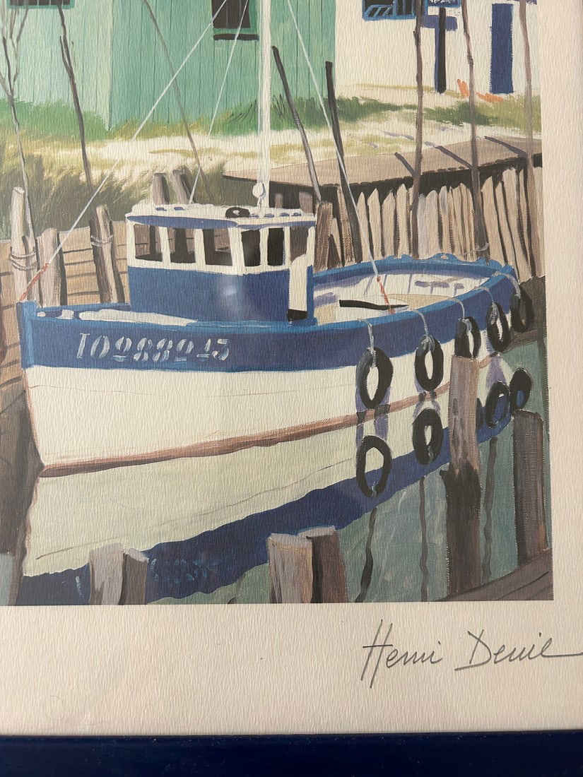 H. Deuil, Coastal Scenes, 2000s, Lithographs, Set of 2 - 12