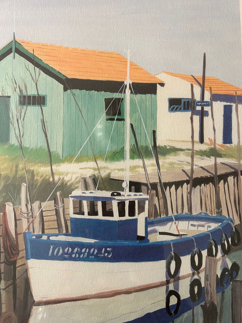 H. Deuil, Coastal Scenes, 2000s, Lithographs, Set of 2 - 13