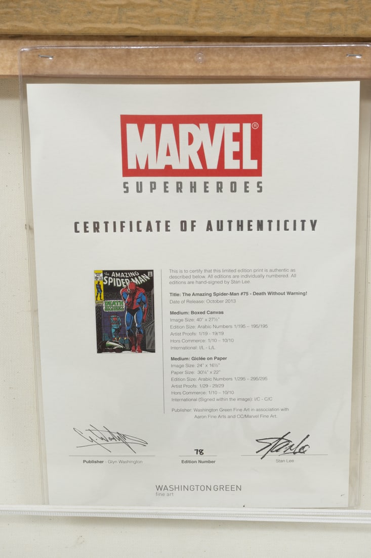 Stan Lee, The Amazing Spider Man #75, Art Print - 6