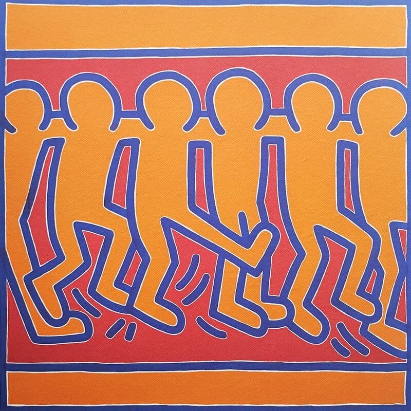 Keith Haring, Composition, Lithograph, 1990s - 2